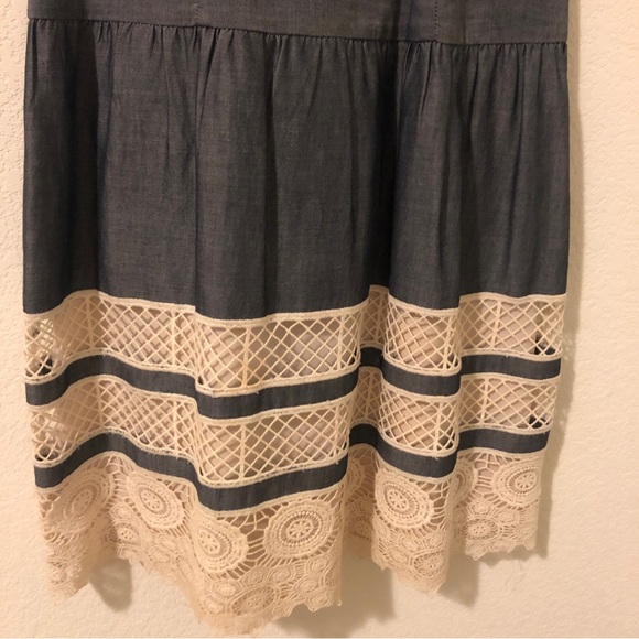 ANN TAYLOR DRESS EXTERIOR 100 % COTTON - Picture 4 of 9